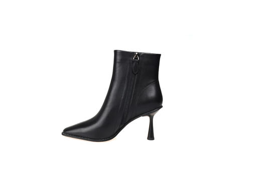 豪麟名鞋奥莱迪嘉女装牛皮革时尚雅致靴DJMPA22WN001黑色  原价2960元 商品图1