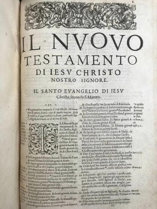 【意大利语】1562年 日内瓦圣典 几十幅插图全真皮精装16开 商品图9