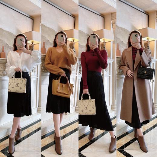 秋冬敲显瘦好穿/线下篙端品质时髦英伦短皮靴！中帮眞皮头层牛皮短筒靴 鞋楦敲秀气 显脚瘦！遮脚踝 3cm增高行走无压力 大象灰/气质棕两色 百搭日常优雅通勤，可搭配秋冬裙裤类所you穿搭！ 商品图9