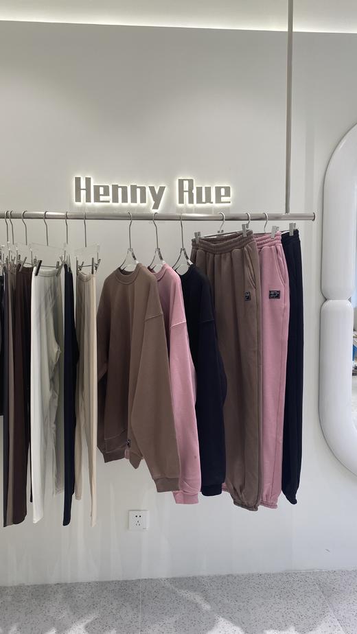 圆领套头卫衣/加绒宽松运动裤卫裤 商品图5