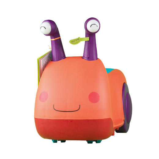 1-3岁 | 美国B-toys比乐 蜗牛骑乘车儿童学步车宝宝拉拉骑乘车带音乐溜溜平衡车玩具 商品图0