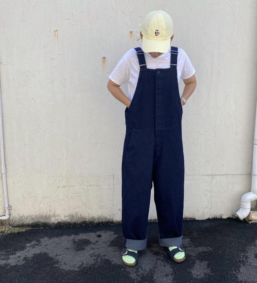 ORDINARY FITS 深蓝牛仔背带休闲裤 商品图8