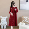 奢姿24年秋装新款大码女装气质小立领针织连衣裙胖妹妹时尚裙子9823852288 商品缩略图1