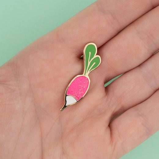 北京仓｜Coucou Suzette-Veggie Kitsch-水萝卜 胸针［法国设计师］ 商品图1