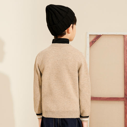 【卡通图案童装羊绒衫】羊绒世家22年秋冬新品儿童毛衣可爱卡通图案保暖毛衣 商品图5