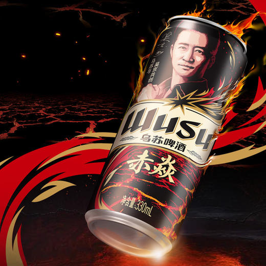 【吴京款】乌苏啤酒330ml*24听纤体罐装整箱5.8度新疆乌苏 商品图2