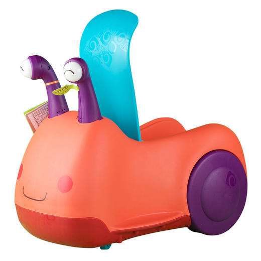 1-3岁 | 美国B-toys比乐 蜗牛骑乘车儿童学步车宝宝拉拉骑乘车带音乐溜溜平衡车玩具 商品图2