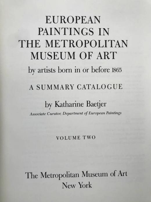 大都会艺术博物馆欧洲绘画图集（卷2） 千余幅插图 精装18开 商品图2