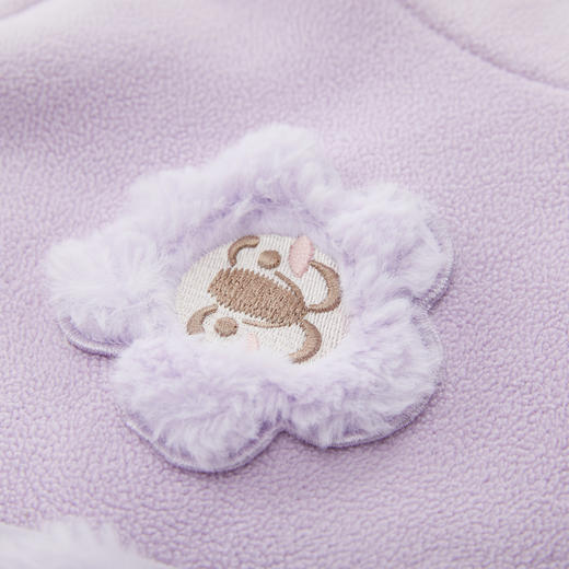 谜底童装22冬季新款摇粒外套H型加厚双面摇粒绒长外套B1DKW0629 商品图3