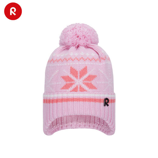 reima男女儿童大童针织帽秋冬新款可爱时尚洋气羊毛保暖帽子 商品图1