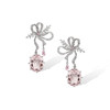 Sugar Morganite方糖摩根石系列 | 方糖蝴蝶结摩根石耳环 商品缩略图1