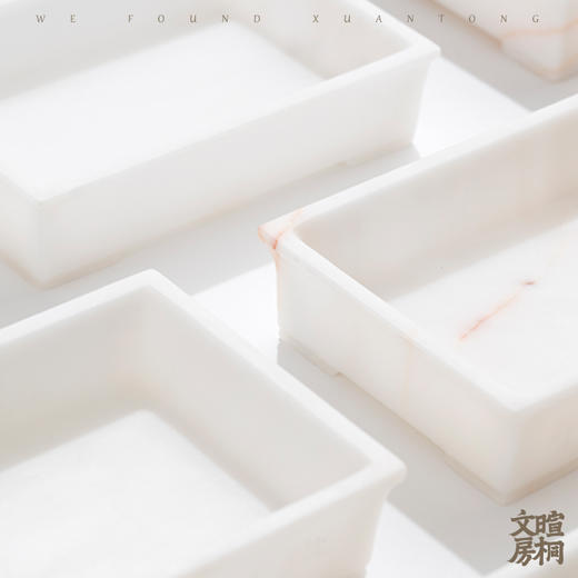 暄桐文房 雅吉 白端石 菖蒲盆 水仙盆 商品图2