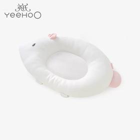 英氏专柜款婴儿宝宝白自然定型枕0-12月卡通鱼造型 YEZEJ00001A01