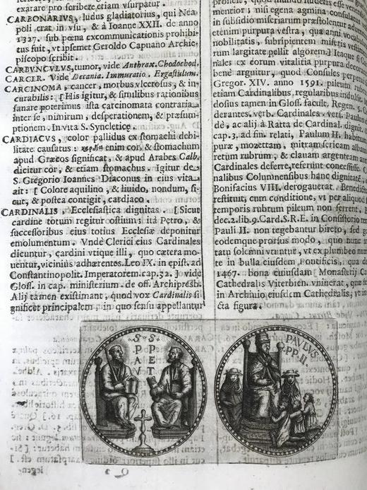 1677年 宗教辞典 数十幅原品铜版画插图 全真皮精装8开 商品图9