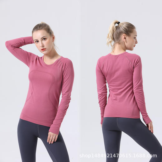 【LUL买一赠一】2.0新款弹性女子长袖T恤跑步Swiftly Tech上衣运动透气健身瑜伽服 商品图3