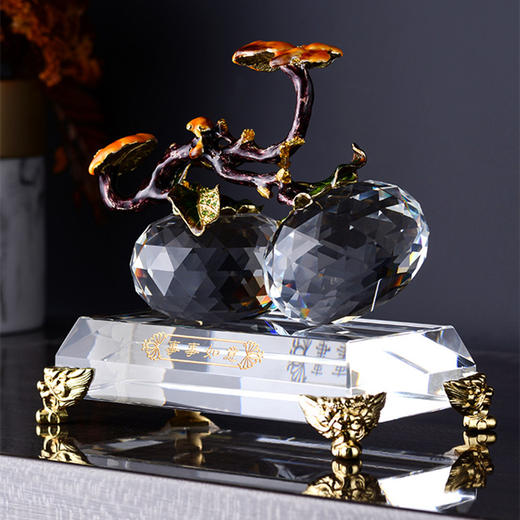 罗比罗丹珐琅彩-事事如意-家居客厅酒柜玄关摆件乔迁礼品 商品图3