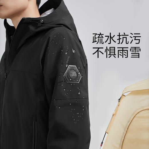 Supield素湃黑科技蓝奇热宇航气凝胶保暖抗寒棉服连帽情侣棉衣 商品图3