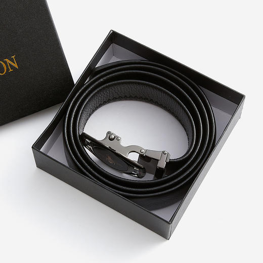 【礼盒装】精品男士皮带头层牛皮腰带商务休闲自动扣男牛皮皮带 商品图2