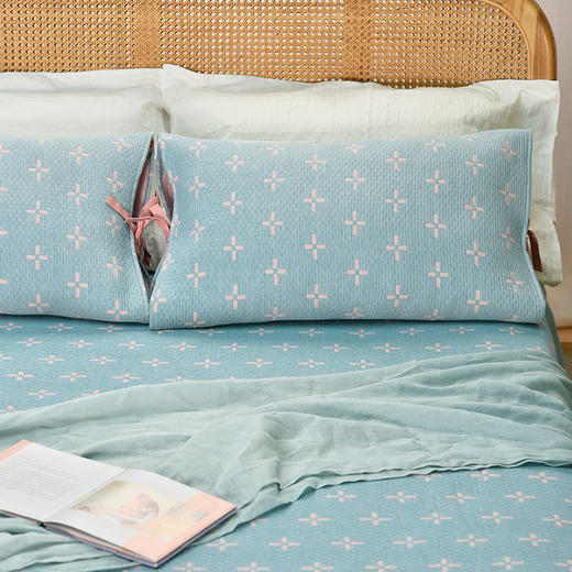 瑞士十字系列床单信封枕头棉布床品 商品图3