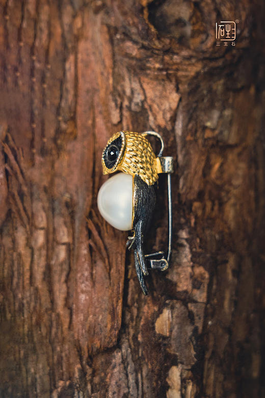 三生石 毛小励 呆萌多用胸针 商品图2