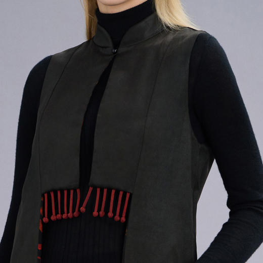 TANGY Collection/天意精品莨绸双面马夹 商品图3