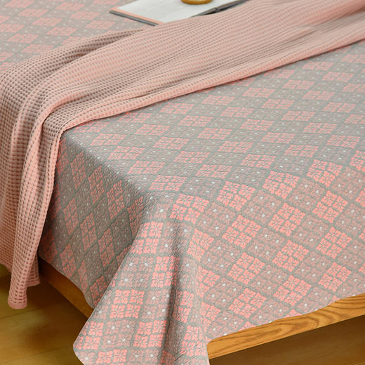 雪花十字系列床单信封枕棉布床品 商品图1