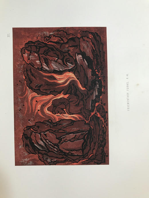 1867年 巴德根《火焰中的脸》 35幅彩色蚀刻版画插图 漆布精装大16开 商品图10