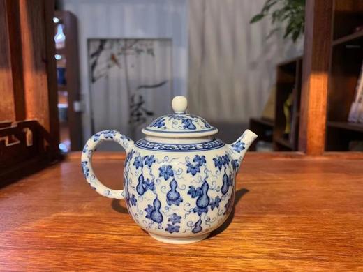 柴窑福禄万代 青花壶 商品图0