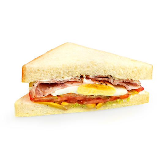 美式烟熏培根煎蛋三明治 商品图0