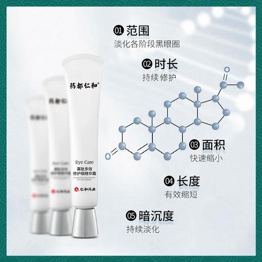 【仁和眼霜】药都仁和寡肽多效修护眼精华霜 细腻肌肤淡化紧致25g/支 商品图1