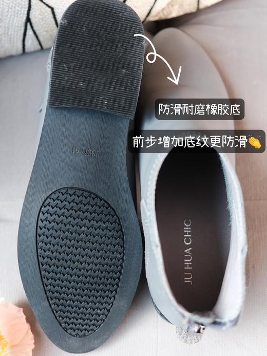秋冬敲显瘦好穿/线下篙端品质时髦英伦短皮靴！中帮眞皮头层牛皮短筒靴 鞋楦敲秀气 显脚瘦！遮脚踝 3cm增高行走无压力 大象灰/气质棕两色 百搭日常优雅通勤，可搭配秋冬裙裤类所you穿搭！ 商品图10