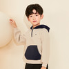 【男童连帽撞色卫衣】mettekids2022春秋新款童装上衣中大童洋气加绒儿童外套 商品缩略图4