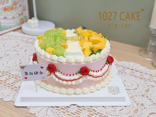 1027CAKE  |  杂果装饰 水果简约蛋糕 商品图2