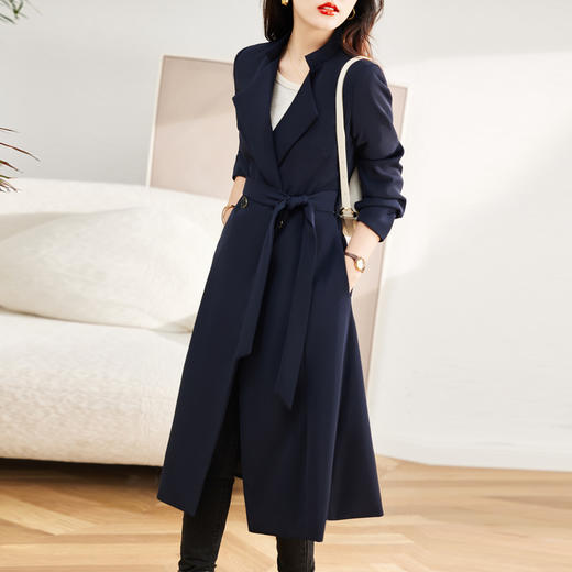 秋装新款，时尚气质简约系带长款风衣外套HR-ZYFB2272 商品图4