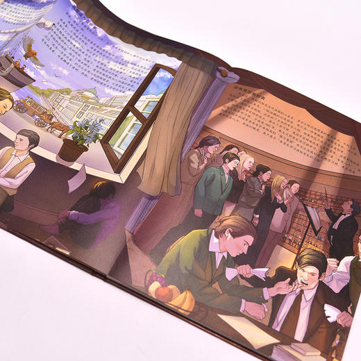 音乐家的诞生 给孩子的艺术长卷 柴可夫斯基 儿童音乐启蒙故事小小音乐家绘本古典音乐赏析有趣的音乐史音乐理论书籍 商品图4