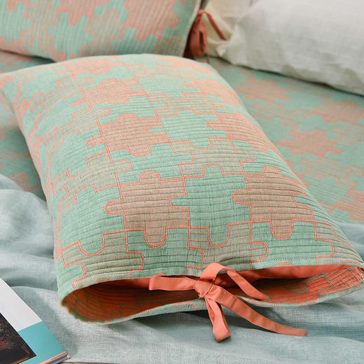 拼图系列床单信封枕头棉布床品 商品图2