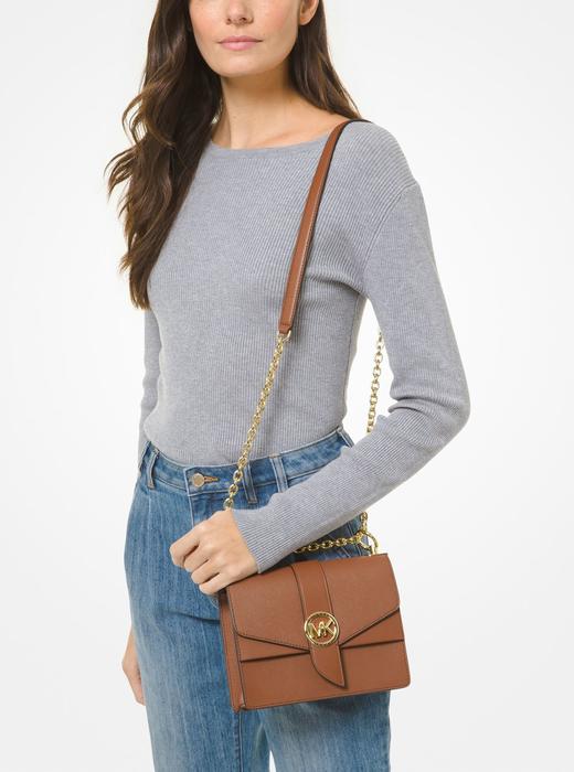 【精品】MICHAEL KORS Greenwich 小号皮质斜挎包 商品图2