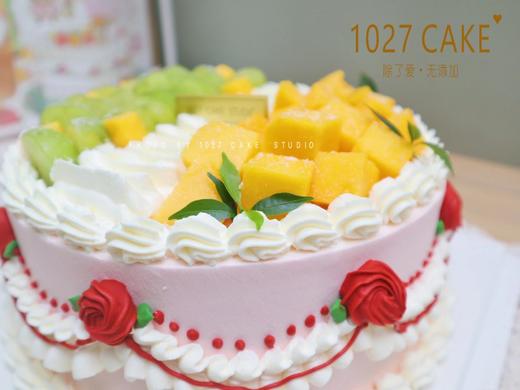 1027CAKE  |  杂果装饰 水果简约蛋糕 商品图5