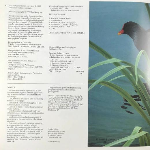 博物画家罗伯特·贝特曼画集 187幅插图 精装大16开 商品图4