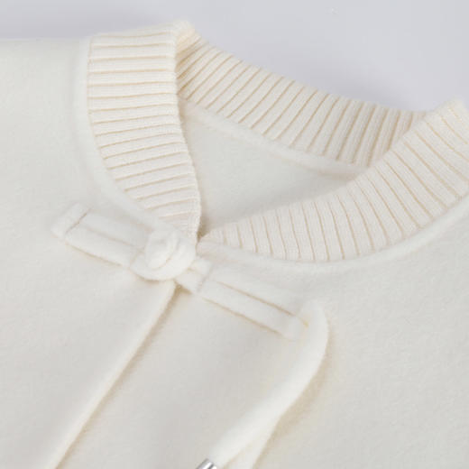 MH9Q6斯尔丽瑟俪商场同款2022年冬上新复古中国风盘扣时尚通勤短款大衣 商品图3