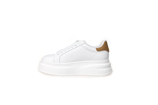 豪麟名鞋奥莱迪嘉女装牛皮革潮搭小白鞋DJJGA22WX018棕色  原价1960元 商品图1