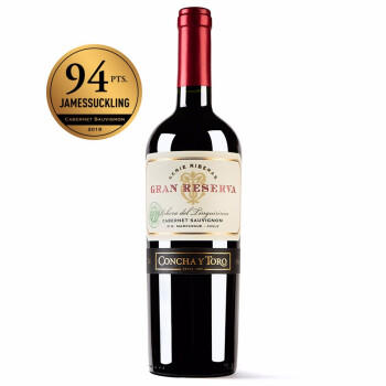 Concha y Toro干露典藏级赤霞珠干红葡萄酒750ml单瓶装 智利原瓶进口热门红酒 商品图6