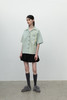 Short Sleeves Wool Jacket/green 商品缩略图0