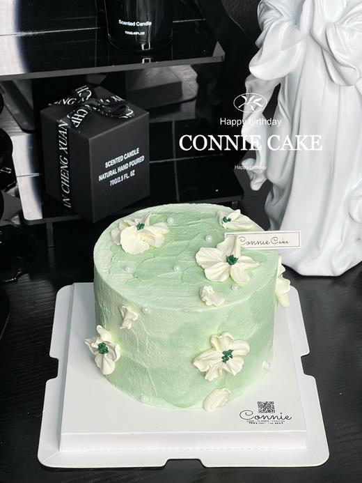 【1122】刮花绿色蛋糕 商品图1