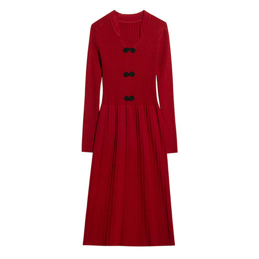 洋气年轻打底裙显瘦针织修身收腰连衣裙CC-2995 商品图4