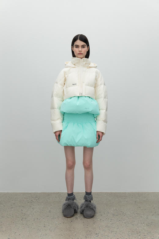 Short Down Jacket"white 商品图0