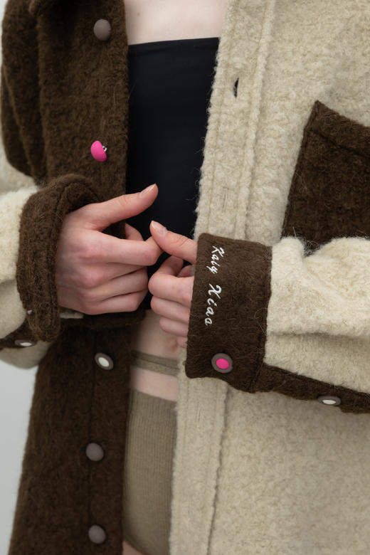 Oversized Wool Jacket/brown 商品图3