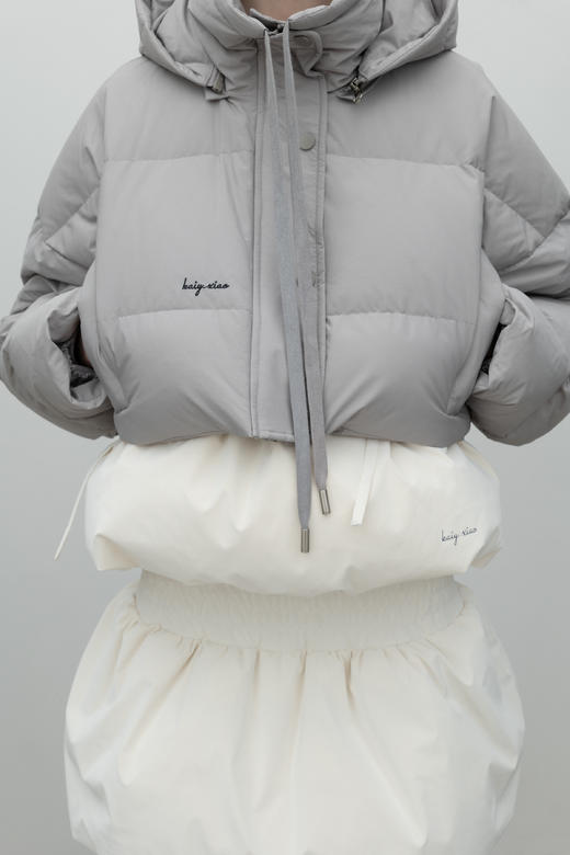 Short Down Jacket"gray 商品图3