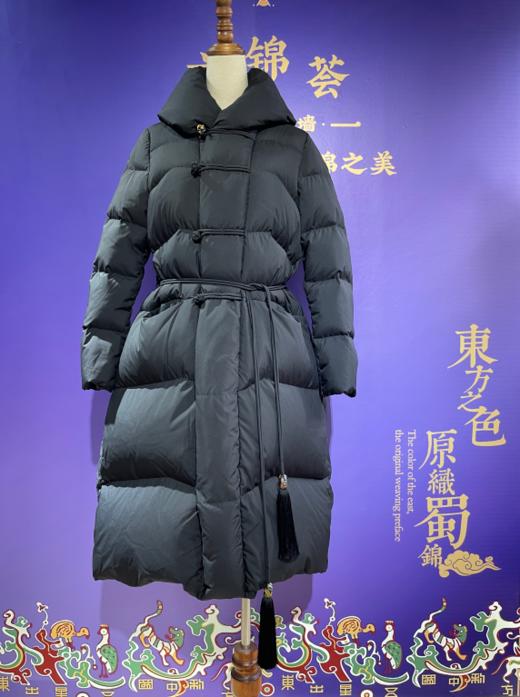 190224鹅绒服长款带帽 商品图0