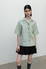 Short Sleeves Wool Jacket/green 商品缩略图1